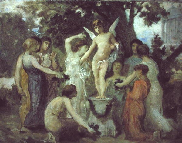 Offrande à Cupidon - William Adolphe Bouguereau