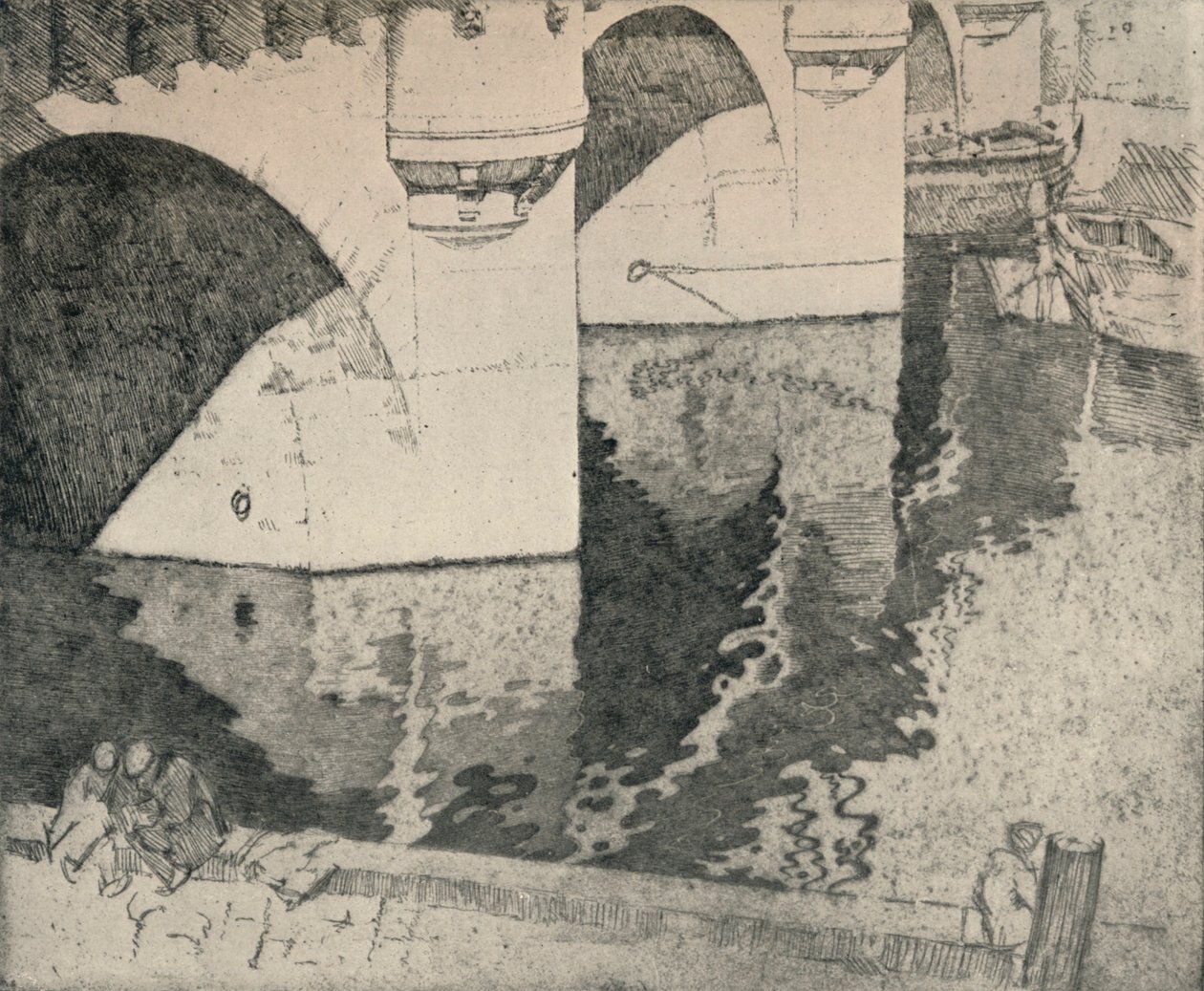 Le Pont Neuf, 1915 - William A Levy