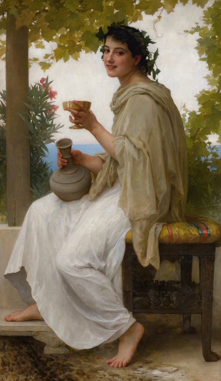 Bacchante - William Adolphe Bouguereau