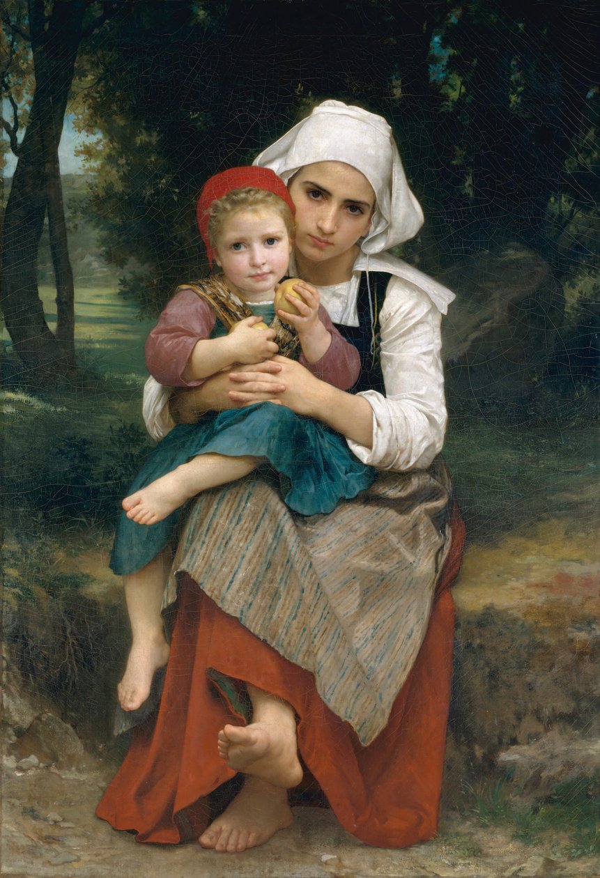 Frère et sœur bretons - William Adolphe Bouguereau