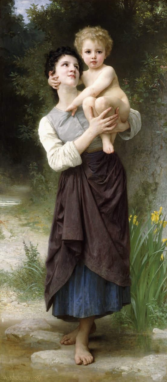 Frère et sœur - William Adolphe Bouguereau