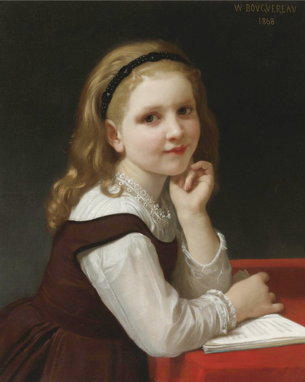 Distraction - William Adolphe Bouguereau