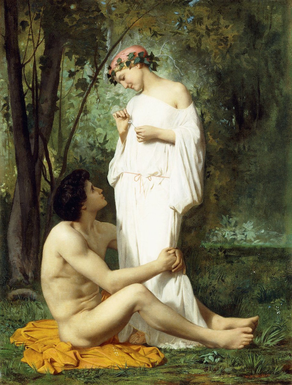 Idylle - William Adolphe Bouguereau