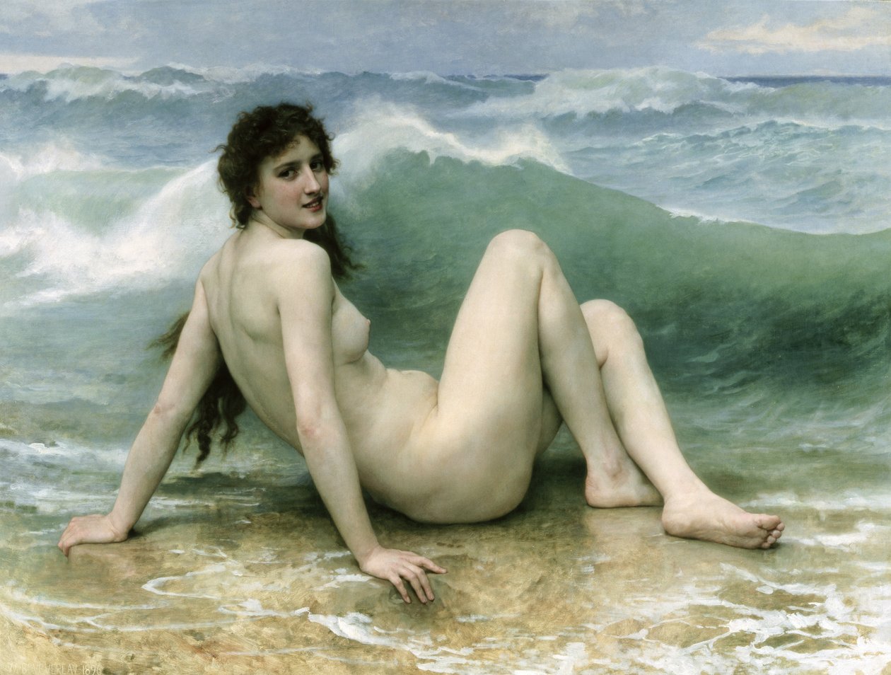 La Vague, 1896 - William Adolphe Bouguereau