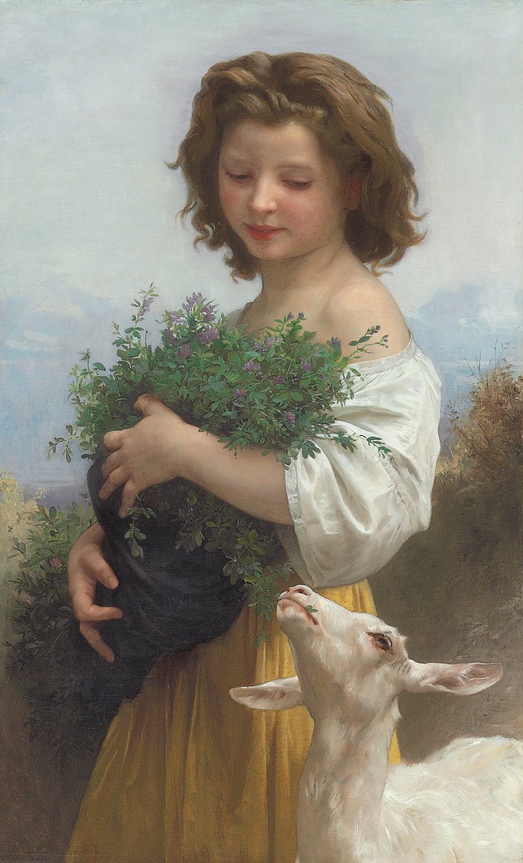 La Petite Esmeralda, 1874 - William Adolphe Bouguereau