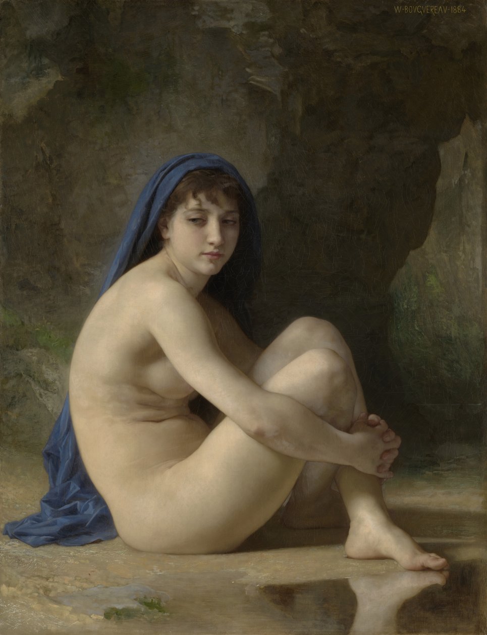 Nu assis, 1884 - William Adolphe Bouguereau