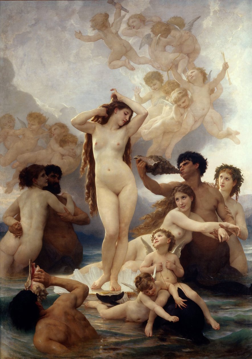 La Naissance de Vénus - William Adolphe Bouguereau
