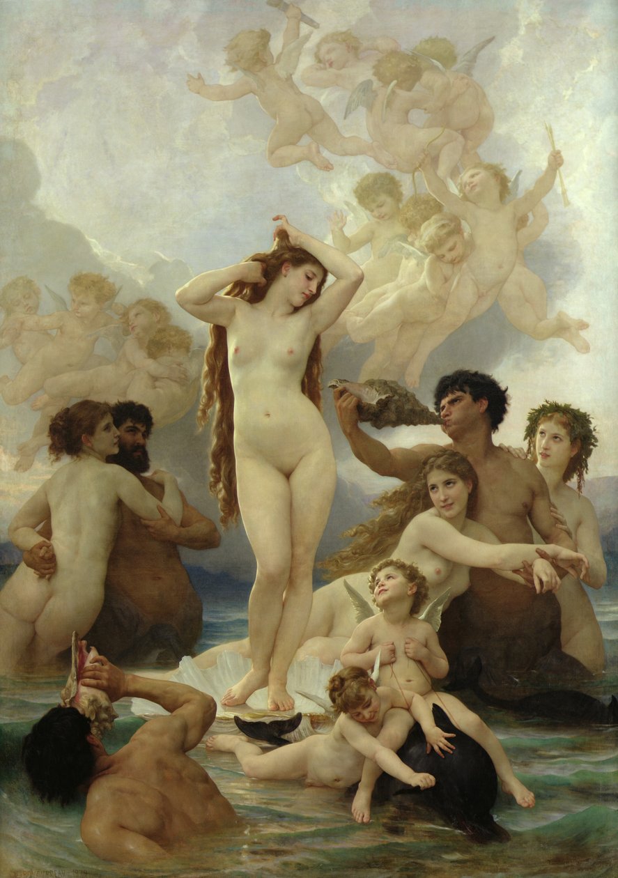 La Naissance de Vénus - William Adolphe Bouguereau