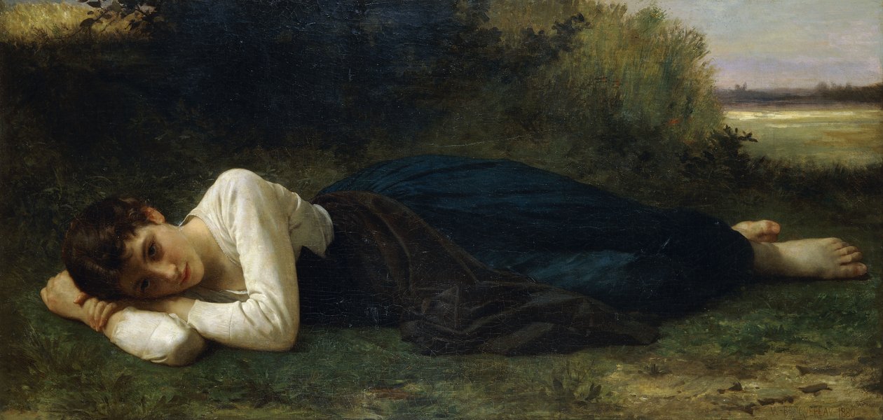Le repos, 1880 - William Adolphe Bouguereau