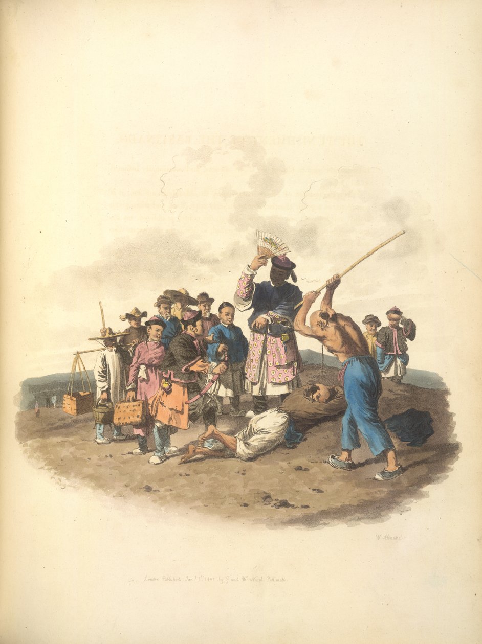 La punition de la bastonnade - William Alexander