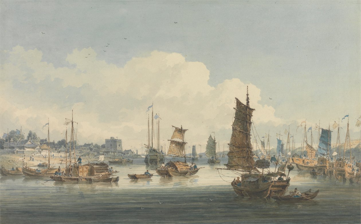 Vue Près de la Ville de Tientsin - William Alexander