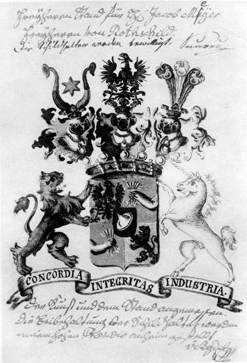 Blason de la famille Rothschild - William Armfield Hobday