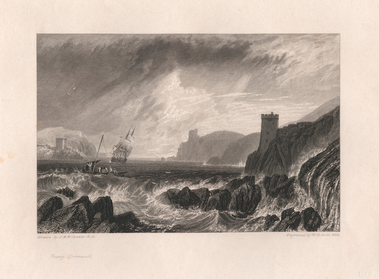 Fowey, Cornouailles - William Bernard Cooke