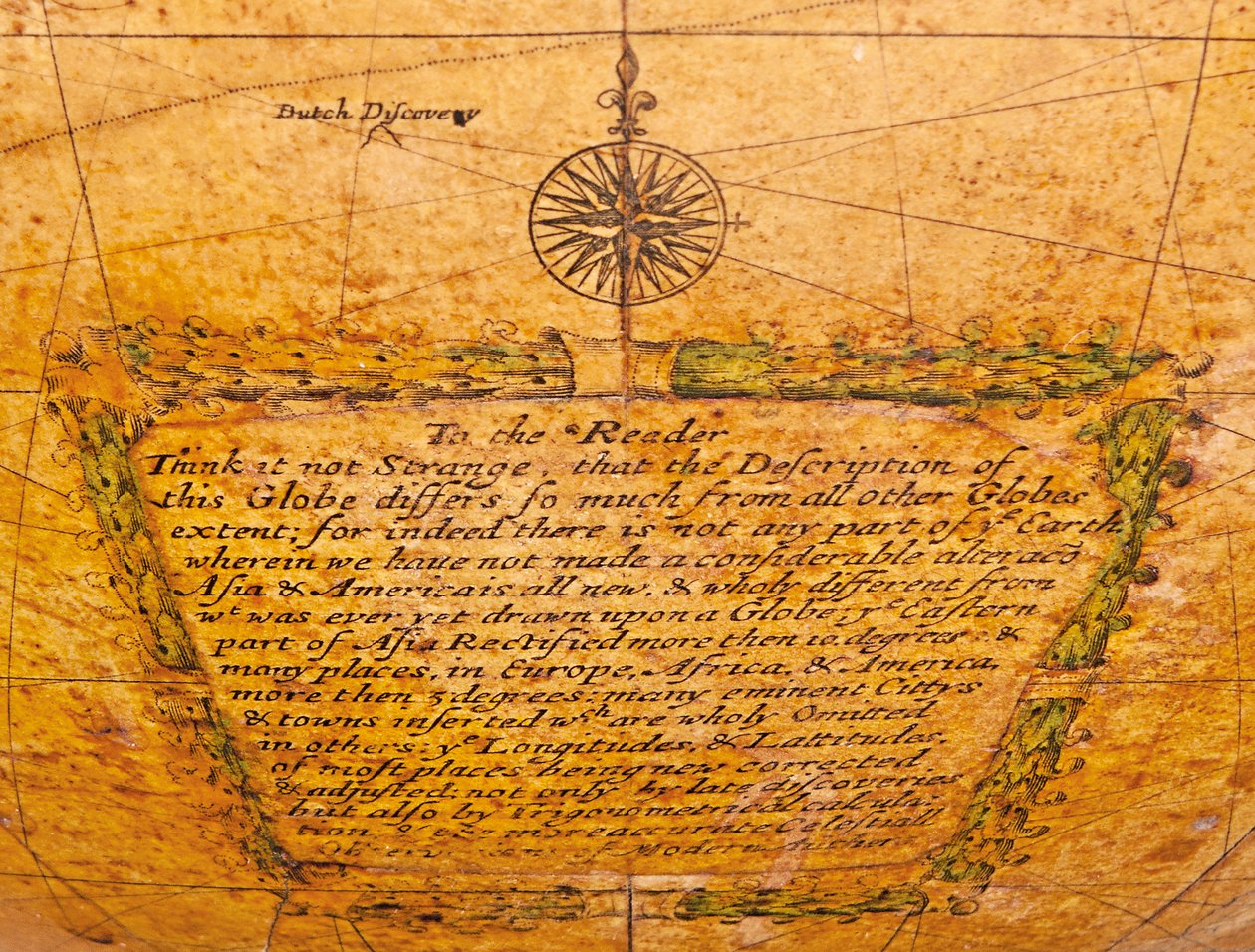 Globe terrestre anglais ancien - William Berry
