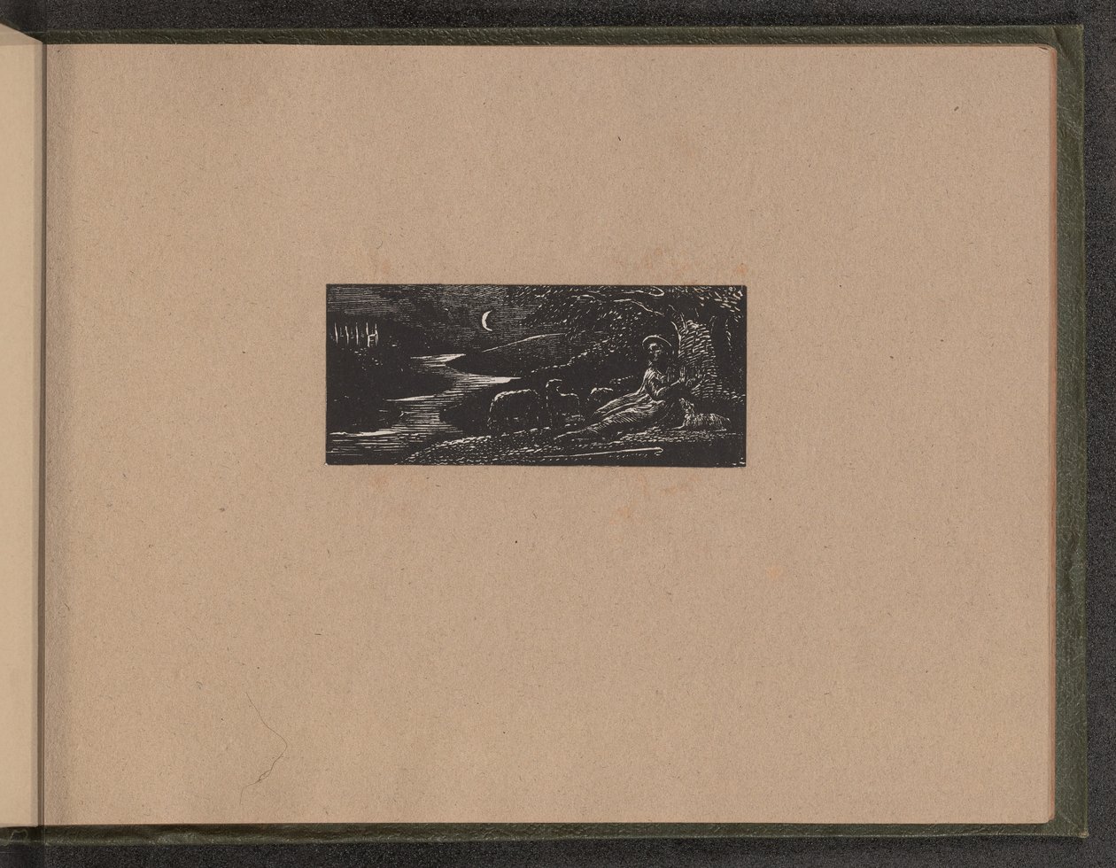 Colinet se Reposant la Nuit - William Blake