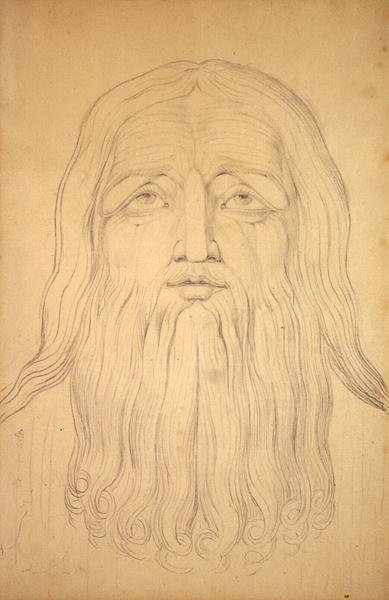 Tête de Job - William Blake