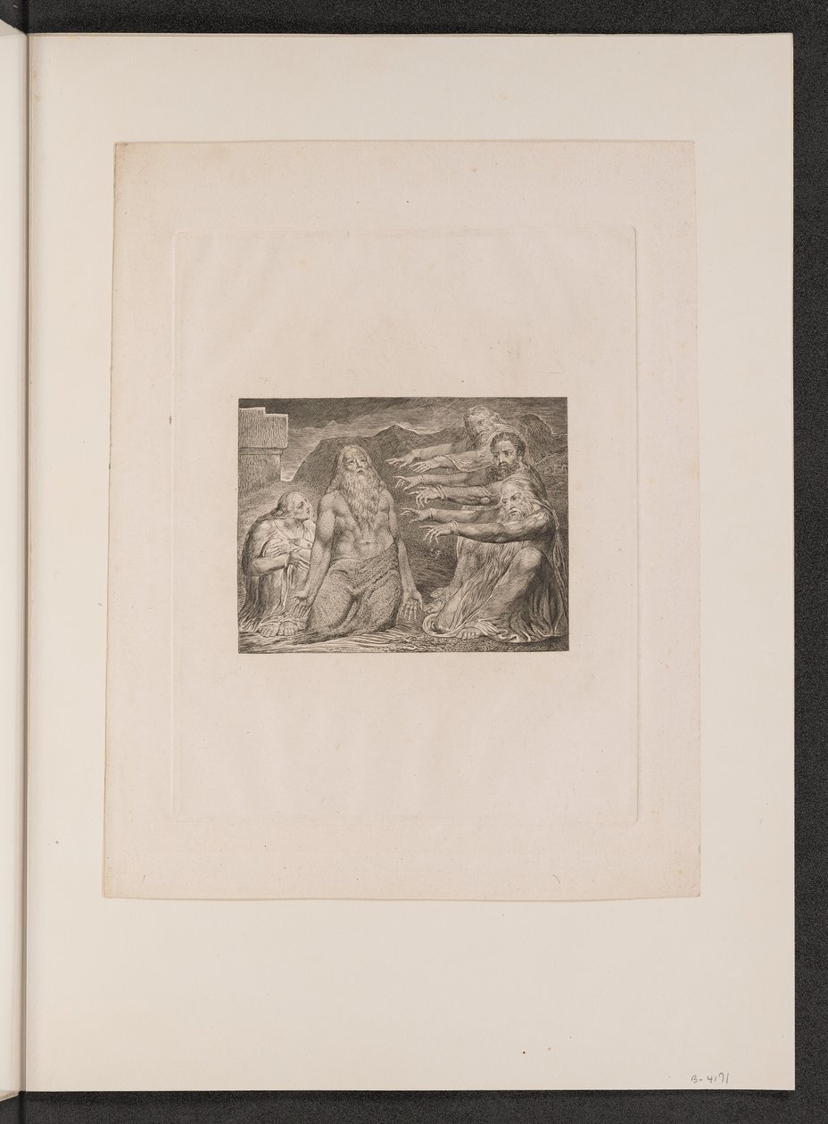 Job réprimandé par ses amis - William Blake