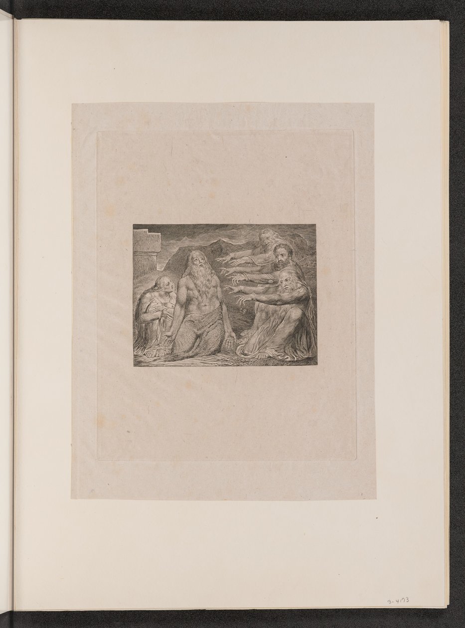 Job réprimandé par ses amis - William Blake