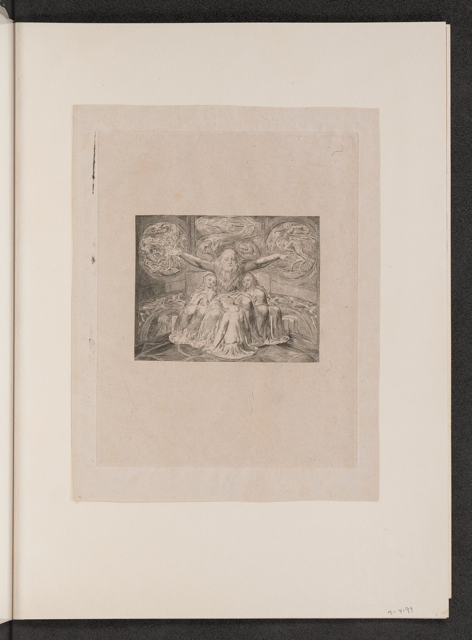 Job et ses filles, 1825 - William Blake