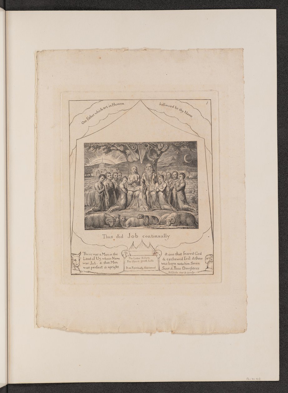 Job et sa famille - William Blake