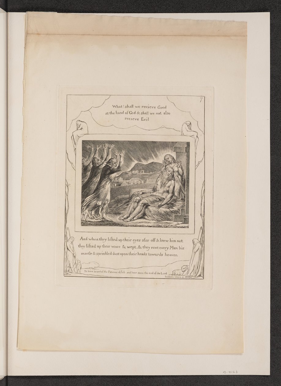 Les consolateurs de Job, 1825 - William Blake