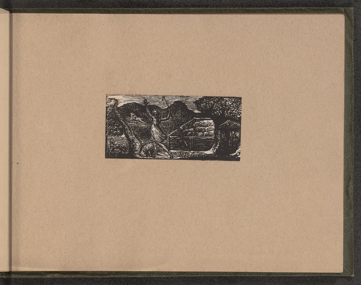 Le berger chasse le loup - William Blake