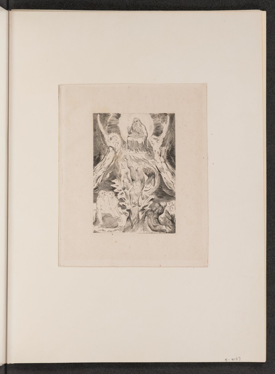 La chute de Satan, 1825 - William Blake