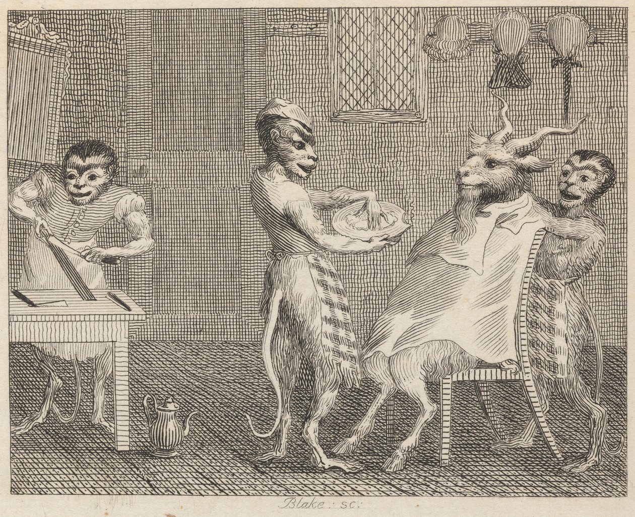 La Chèvre sans barbe - William Blake