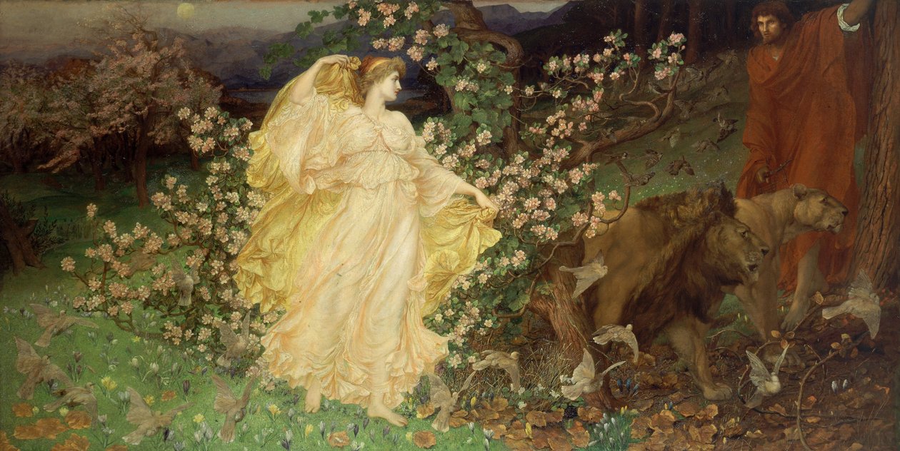 Vénus et Anchise - William Blake Richmond