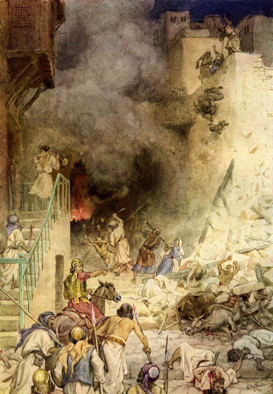 La destruction de Jéricho - Bible - William Brassey Hole