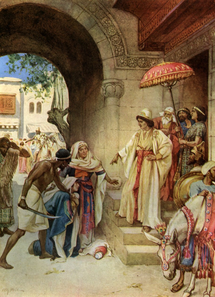 Le jugement de Salomon - Bible - William Brassey Hole