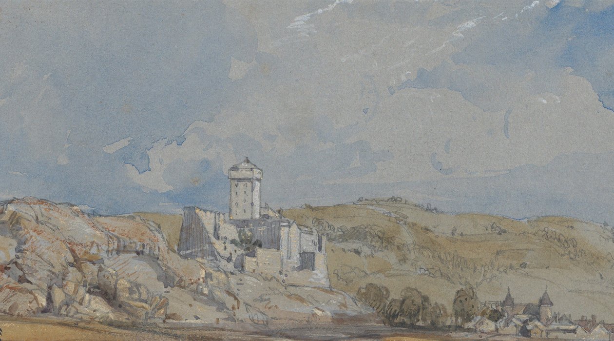 Château de Lourdes, 11 juillet 1836 - William Callow