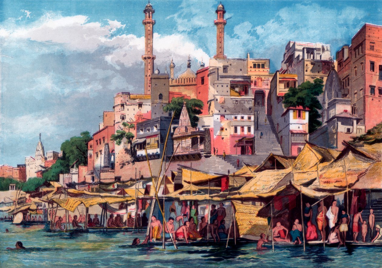 Bénarès, Inde, 1857 - William Carpenter