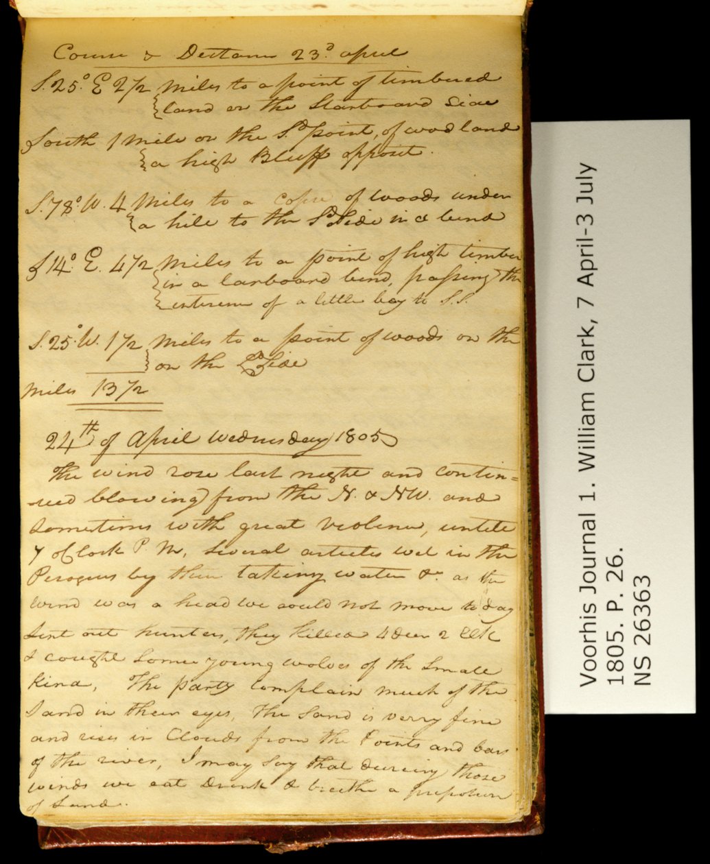 Course et Distance 23 avril - William Clark