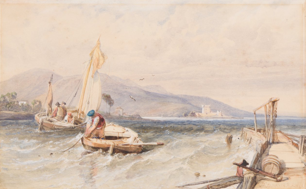 Château Douglas, Loch Leven, 1849 - Clarkson Frederick Stanfield