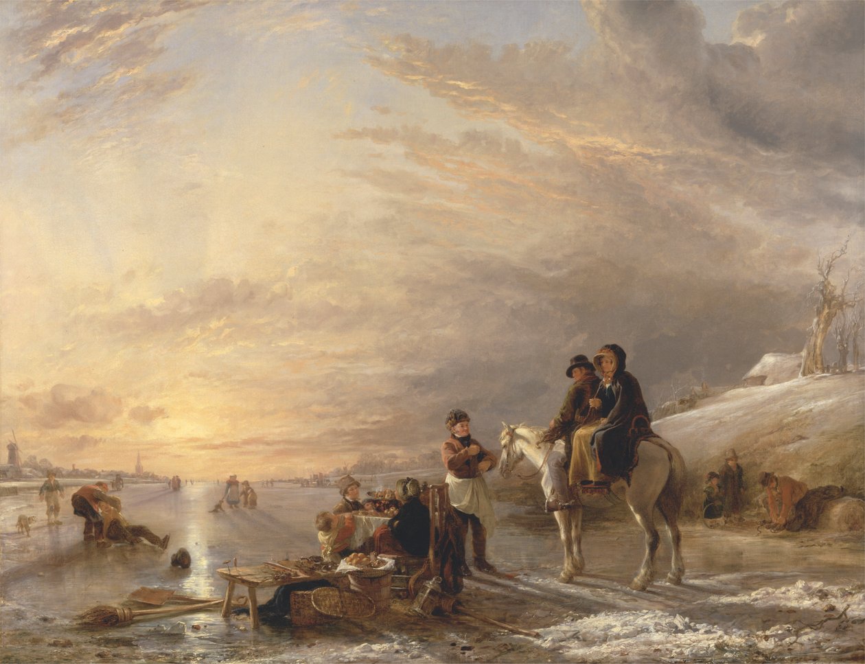 Scène de gel - William Collins