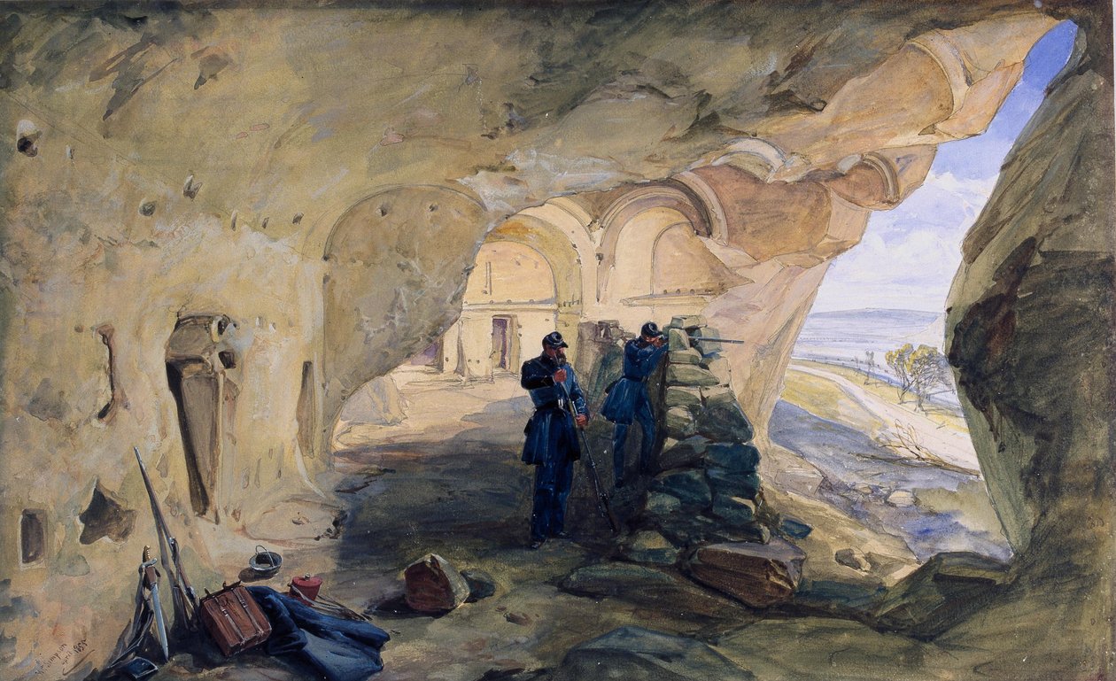 Galeries à Inkerman - William Crimea Simpson