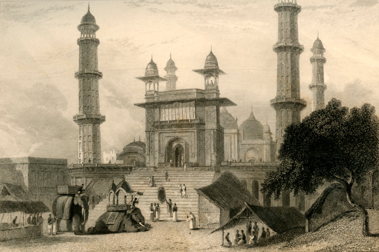 Mosquée à Mathura, 1835 - William Daniell
