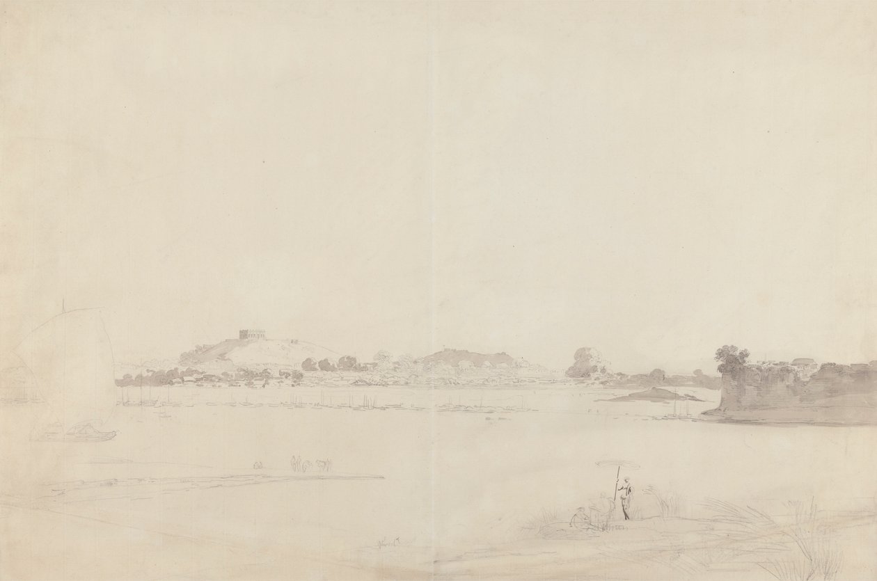 Vue de Monghyr, Bihar - William Daniell