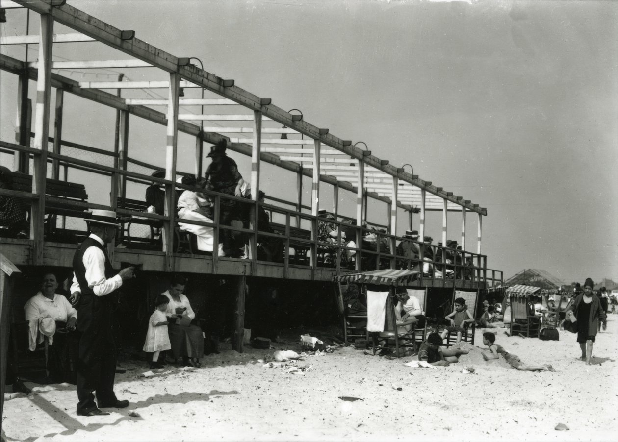 Scène de plage, Coney Island, vers 1910-21 - William Davis Hassler