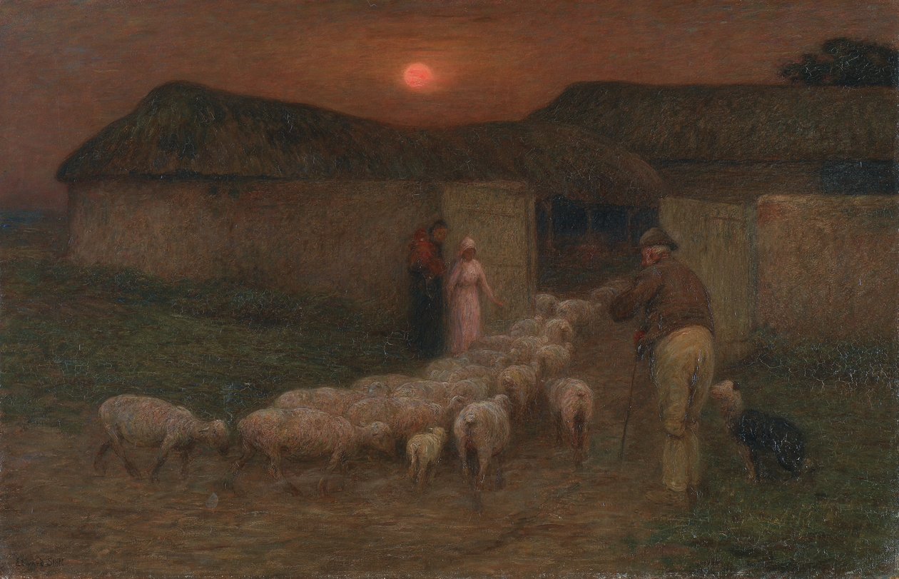 Pliage du temps, vers 1900 - William Edward Stott