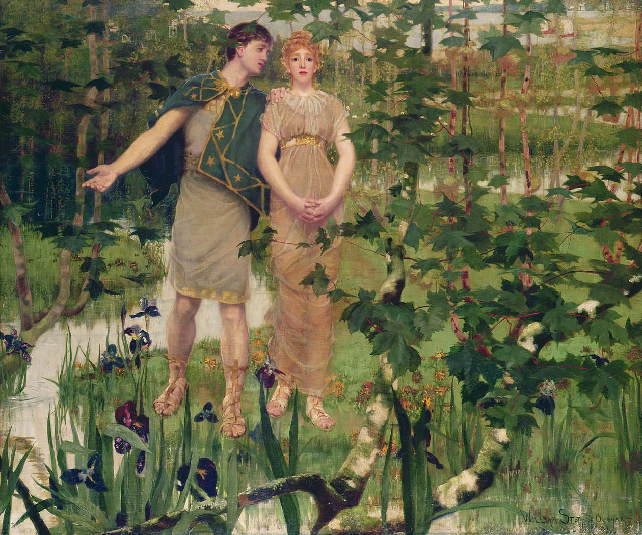 La vallée heureuse, 1898 - William Edward Stott