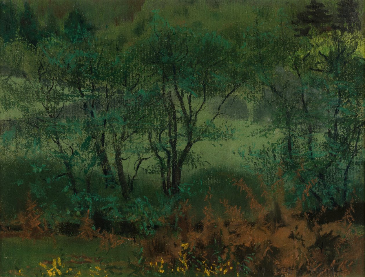 Scène boisée, Brantrake - William Edward Stott