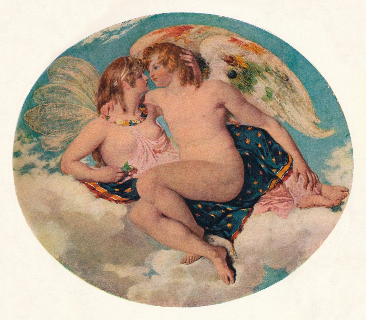 Cupidon et Psyché - William Etty