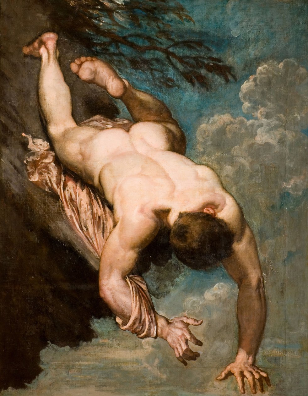 Manlius précipité du rocher, 1818 - William Etty