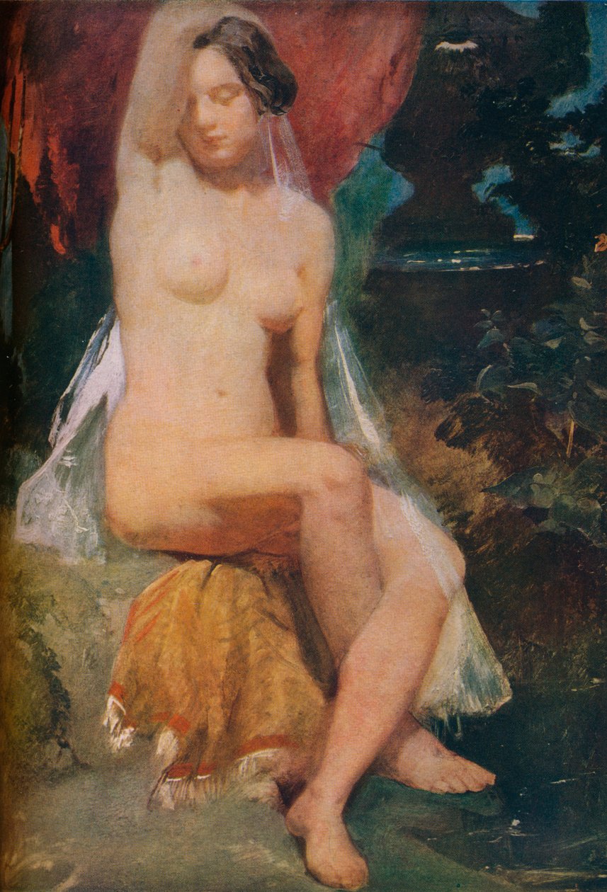 Femme à une fontaine, vers 1840 - William Etty
