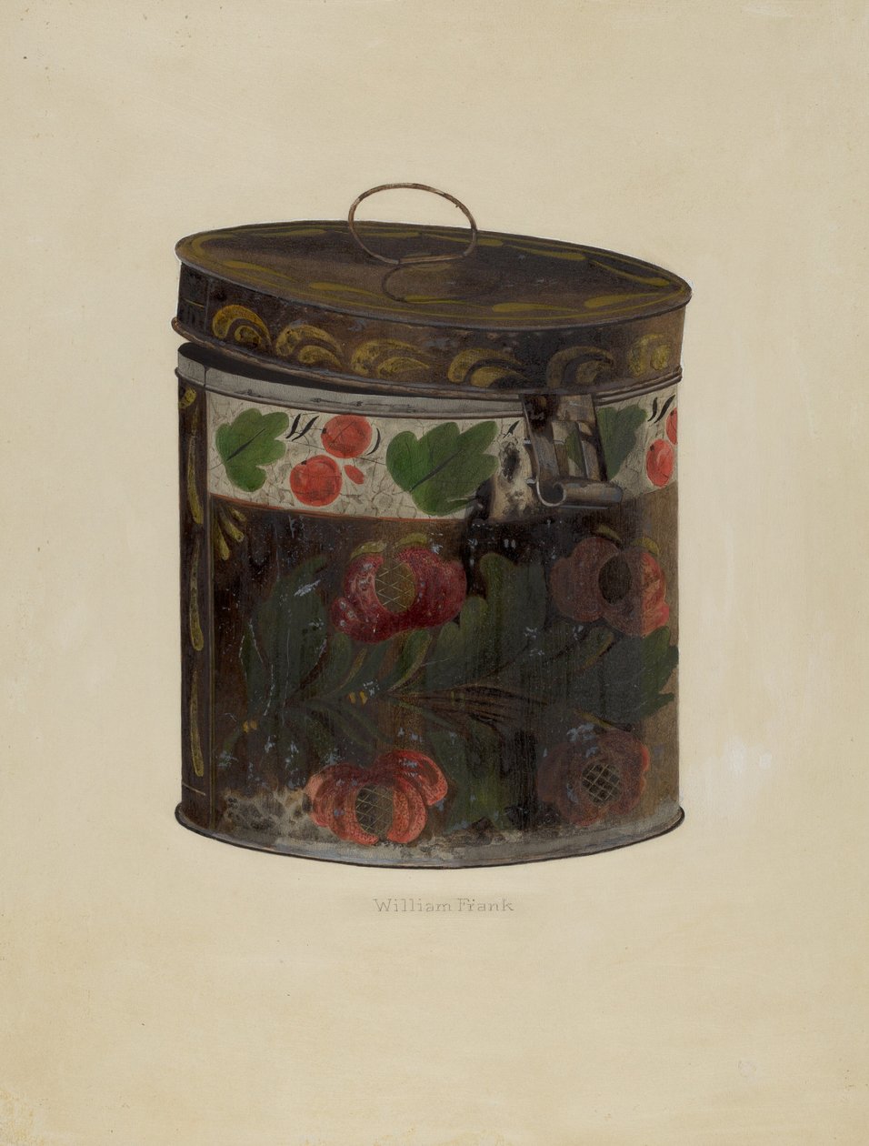 Boîte en fer-blanc Toleware - William Frank