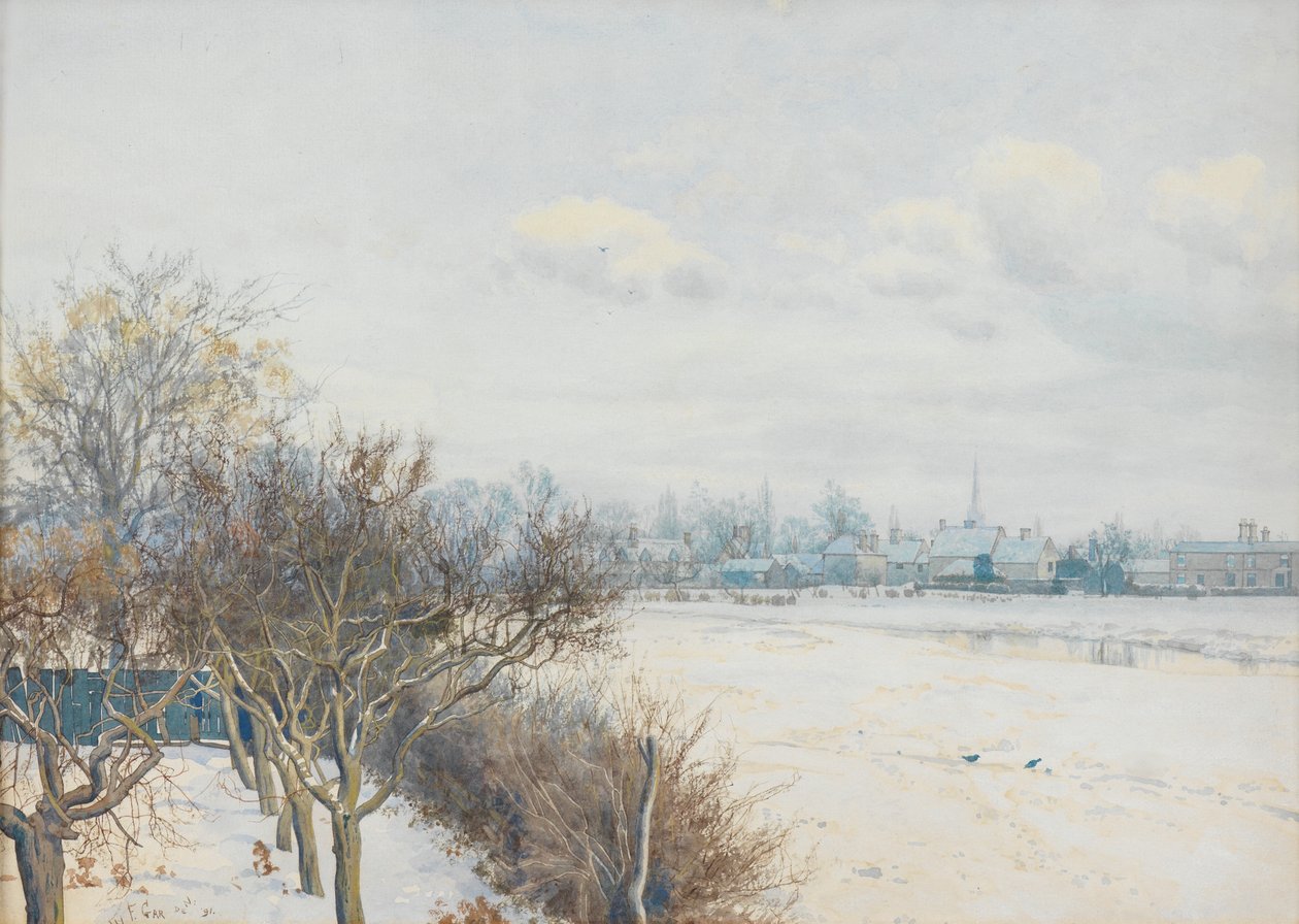 Hiver dans la vallée de l