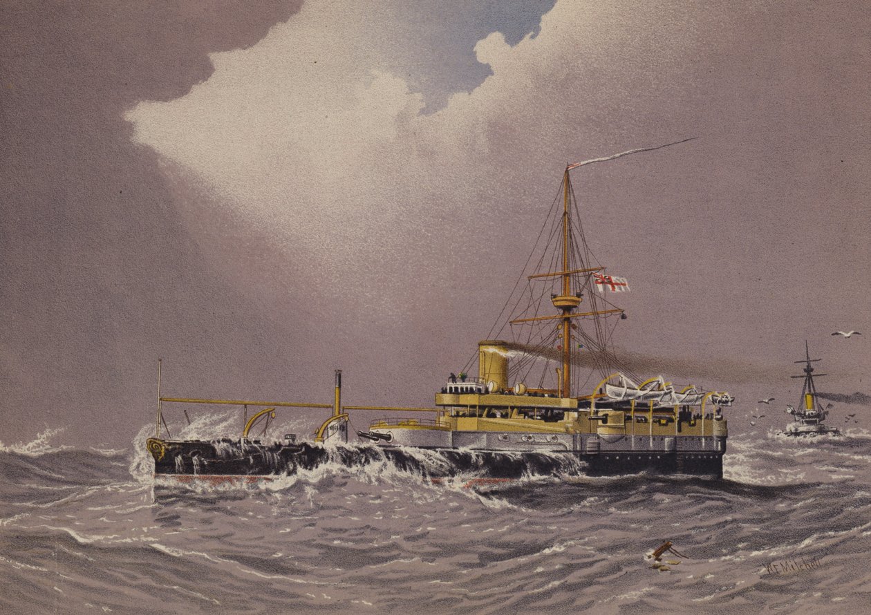 HMS Hero, navire de guerre de 2e classe - William Frederick Mitchell