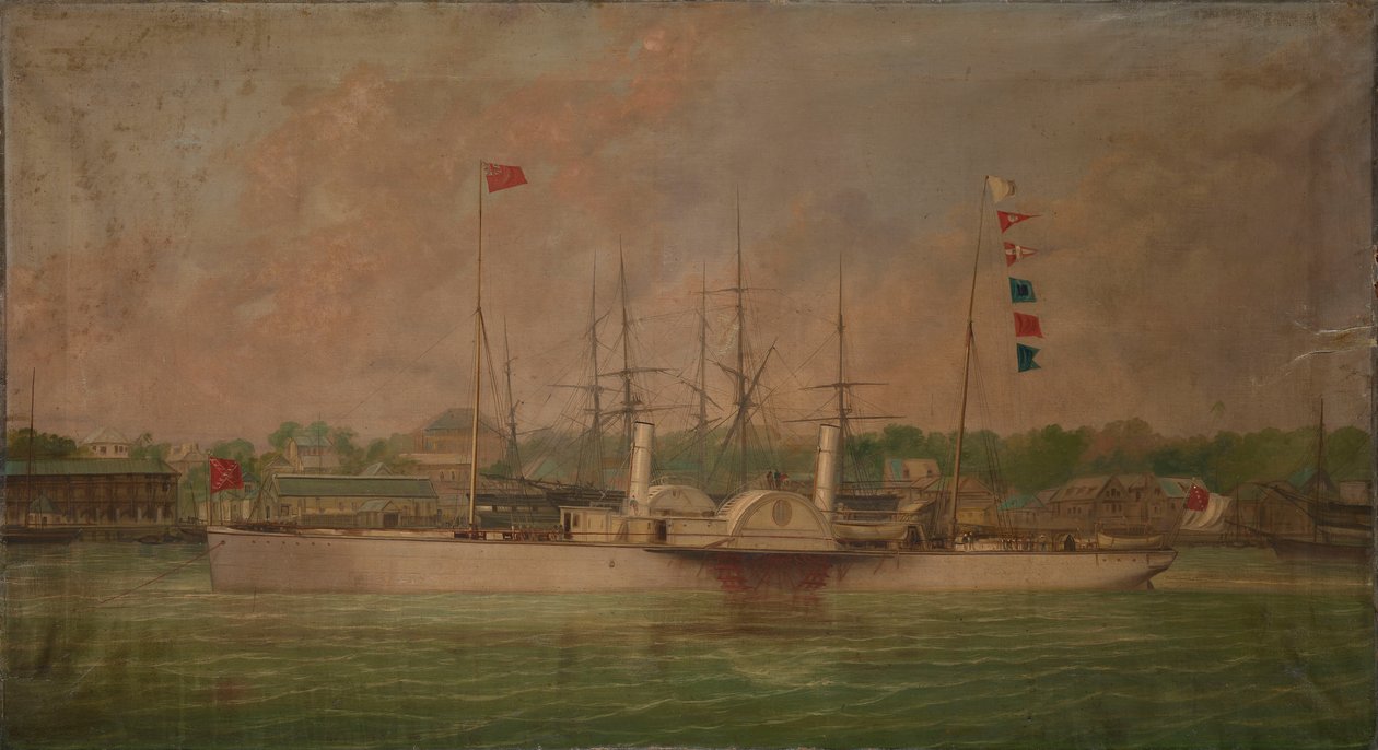 Le bateau à vapeur à aubes 